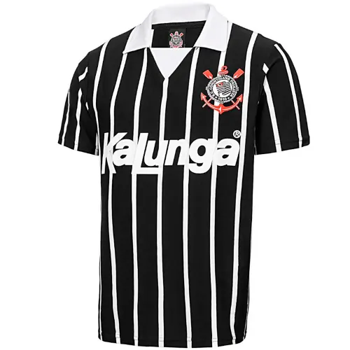 Camisa Corinthians Retrô Masculina Kalunga - G