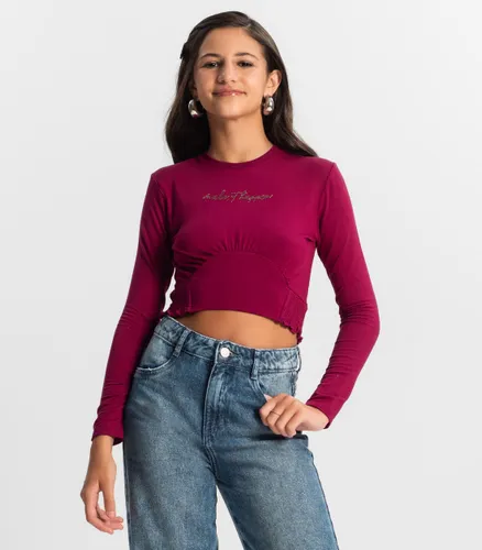 Blusa Juvenil Manga Longa Minty - Moda Feminina e Masculina, Itens para Casa e Mais l Rovitex