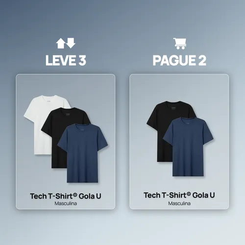Kit Tech T-Shirt Leve 3 Pague 2