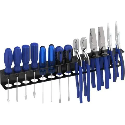 Chave de fenda organizador ferramenta de parede 14 buracos armazenamento de ferramentas de ferragem para hex cruz chave de fenda rc ferramentas base de armazenamento suporte