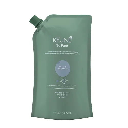 Shampoo Matizador So Pure Cool Refil Keune Hair Cosmetics 400 Ml