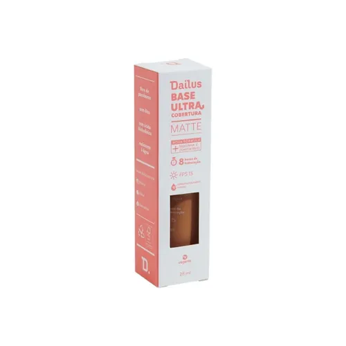 Base Facial Líquida Dailus Ultra Cobertura D9 Escuro