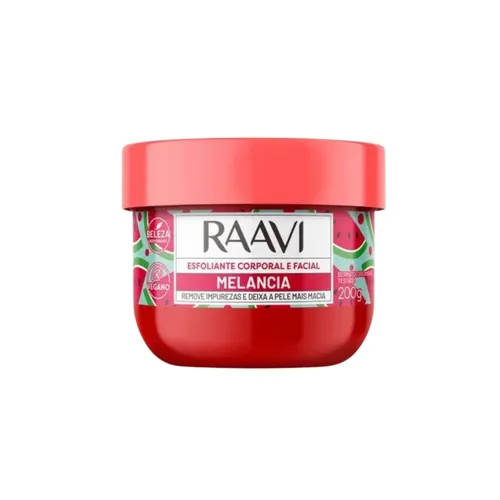 Esfoliante Raavi Creme Corporal e Facial Melancia 200 g