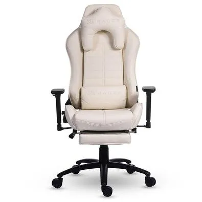Cadeira Gamer XT Racer Platinum W Series, Até 120kg, Com Almofadas, Reclinável, Descanso de Braço 3D, Off White - XTR-068