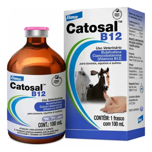 Catosal B12 100ml Bovinos, Equinos, Suínos