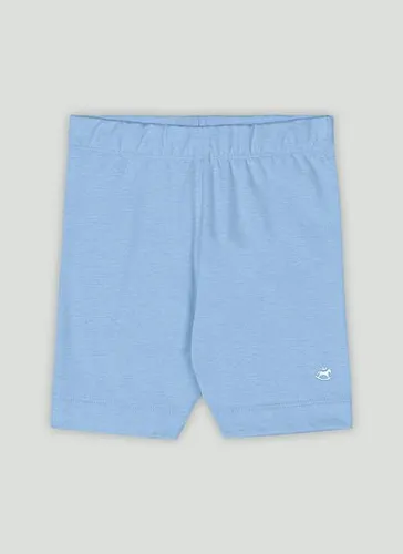 Bermuda Ciclista Básica para Menina em Cotton Azul