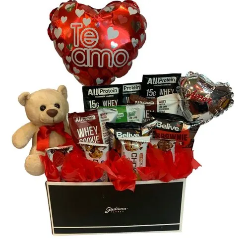 Cesta Amor com Proteína Fit