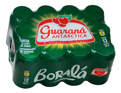 kit Refrigerante Guaraná Antarctica Lata - Pack 12 Unidades 350ml