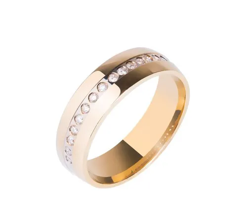 Aliança Encanto em Ouro 18k com Diamantes