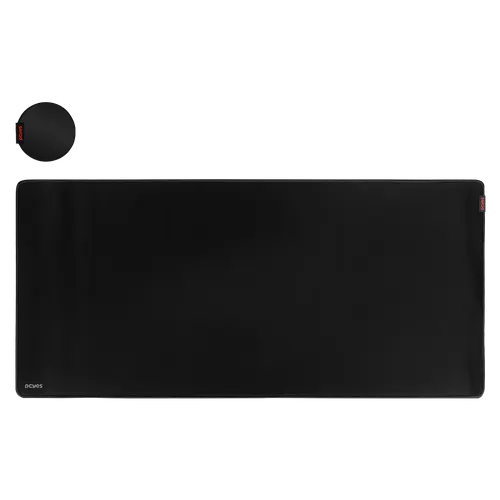 Mouse Pad Black Extended PCYES 900x420mm Antiderrapante PMC90X42B