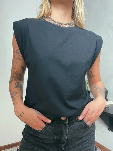 Camiseta Aveloz Feminina Muscle Tee Preta