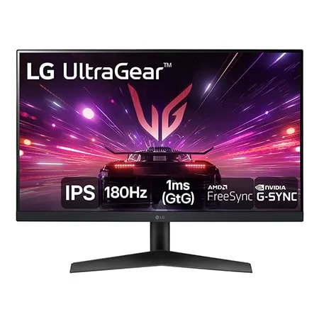 Monitor Gamer LG UltraGear 24" IPS, 180Hz, 1ms (GtG) NVIDIA® G-SYNC® , AMD FreeSync™, HDR10, sRGB 99% - 24GS60F-B - 24GS60F-B