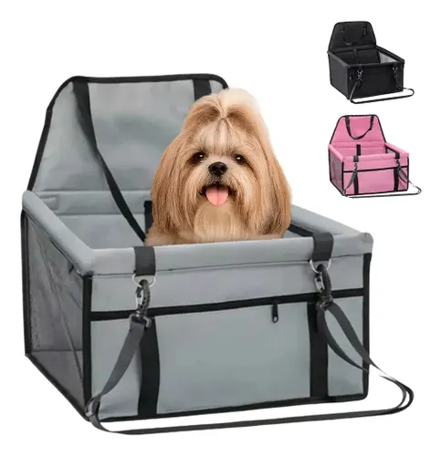 Cadeirinha Assento Transporte Pet Carro Passeio Cães Gatos Cor Cinza