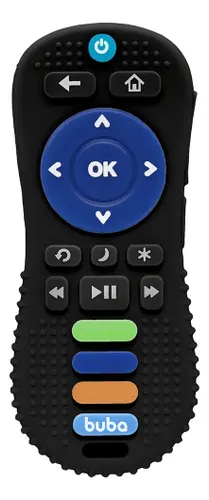 Mordedor Controle Remoto Buba Silicone Flexível Bebês +4m