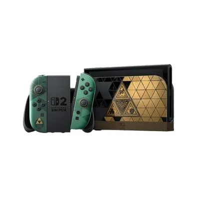 Console Nintendo Switch 2 The Legend Of Zelda 40th Anniversary Edition, Preto e Verde - NSHA10000007FGR