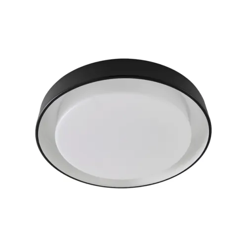 Plafon Led Sobrepor Multitemperatura 16w Dubai - PRETO / BRANCO