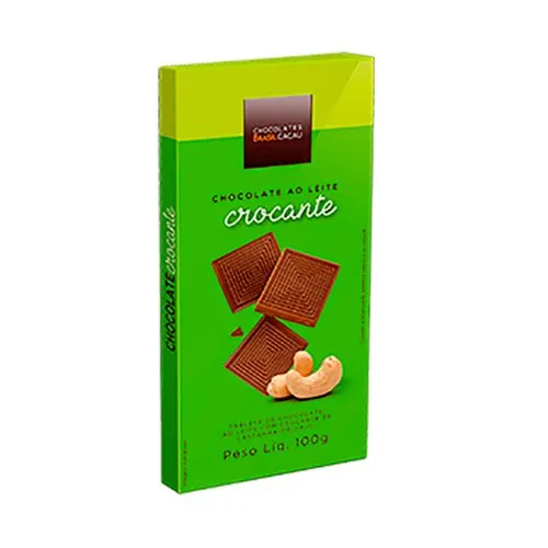 Tablete ao Leite Crocante 100g