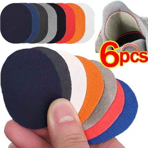 6 pçs/set sapatos esportivos remendos vamp reparação subsídio sapato palmilhas remendo tênis protetor de calcanhar adesivo remendo reparação sapatos calcanhar