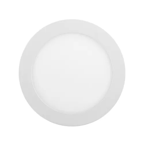 Plafon Led de Sobrepor Redondo Branco 12w Moldura - LED BRANCO FRIO (6000K)