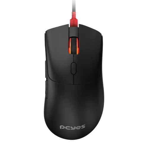 Mouse PCYES Gamer Hydrus Black Vulcan RGB 12400DPI PMGHBV