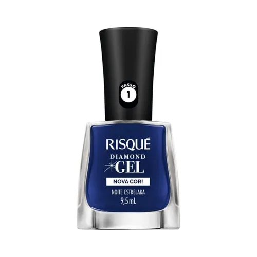 Esmalte Risqué Diamond Gel Cremoso Noite Estrelada 9,5ml