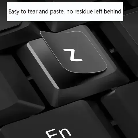 Adesivos de letras para teclado, adesivos para reparo de teclas de teclado de computador, adesivos em inglês, adesivos autoadesivos foscos para notebook