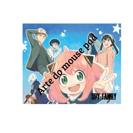 Mouse Pad Spy x Family Personalizado Nome Anya Loid Yor Anime Otaku Gamer Presente Fofo PC