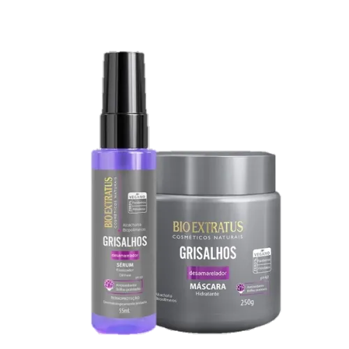 Bio Extratus Grisalhos Kit Mascara Capilar e Serum