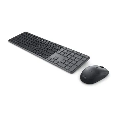 Kit Teclado e Mouse sem Fio Dell Pro 7 KM726, Slim, ABNT2, Preto - KM726-BPR-BCC