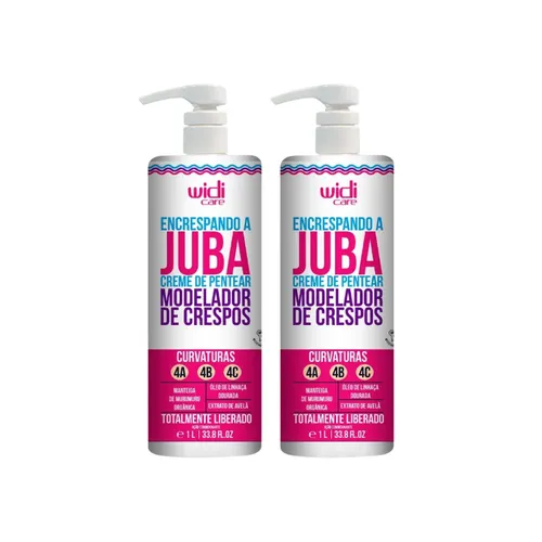 Kit Widi Care Encrespando a Juba 2 Creme de Pentear 1 Litro