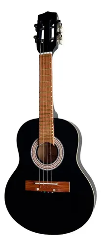 Cavaquinho acústico Roos #054 - preto com acabamento fosco