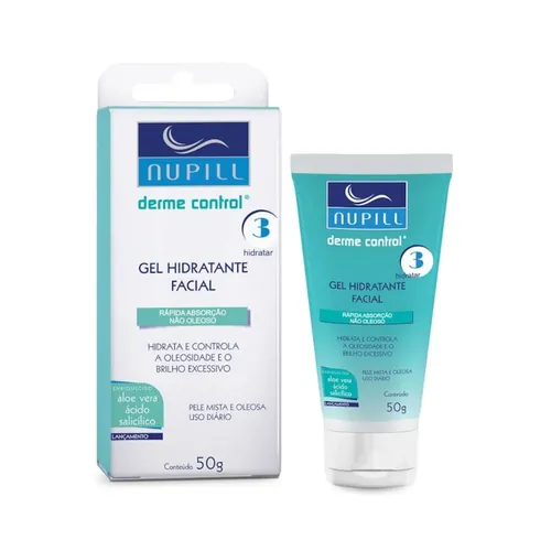 Gel Hidratante Facial Nupill Derme Control 50g