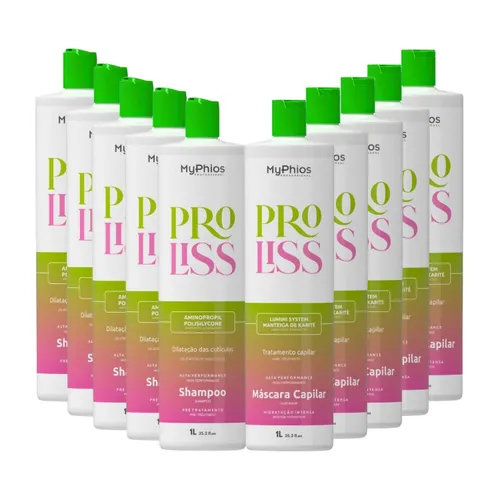 Kit MyPhios ProLiss 5 Realinhamento Capilar 1 Litro