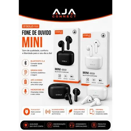 Fone de Ouvido Bluetooth AGOLD PLUS  FN-BA28