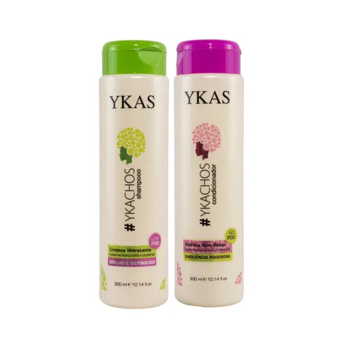 Kit Ykas Ykachos Shampoo 300 ml + Condicionador 300 ml