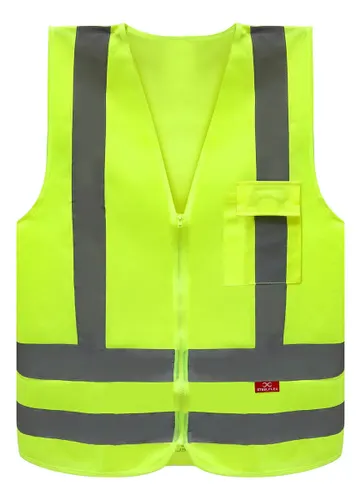 Colete Segurança Tipo Blusão Refletivo com 1 Bolso em Zíper Cor Amarelo Tamanho do Colete Refletivo Xxg
