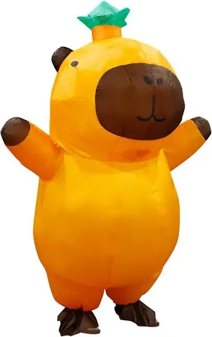 Fantasia Inflável de Capivara para Adultos, Fantasias Infláveis Engraçadas, Fantasias de Traje Inflável para Adultos, Fantasias de Cosplay para Festas e Halloween
