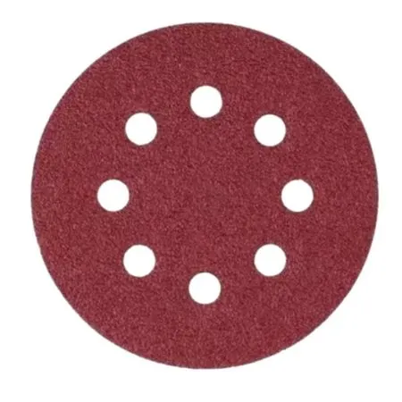 Disco Lixa Aderente Grão 180 125mm com 8 Furos 2878 Fertak