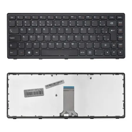 Teclado para Notebook compatível com Lenovo Part Number 25211125 ABNT2