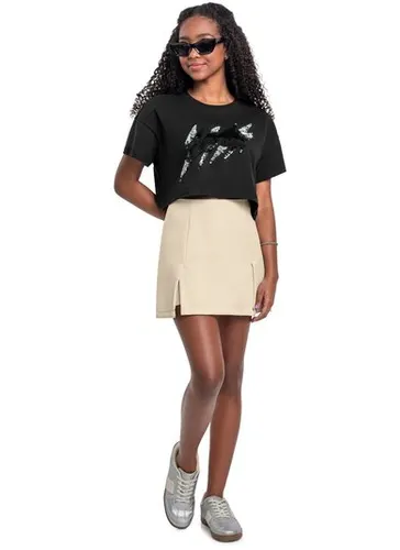 Blusa Juvenil com Paetê (Preto) Gloss