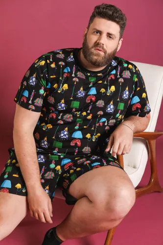 Kit Conjunto Pijama Masculino Estampa Iluminar