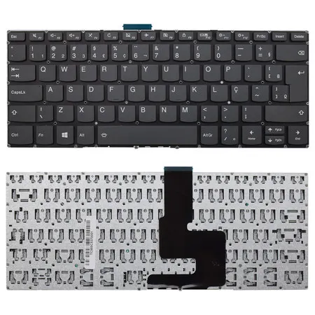 Teclado para Notebook compatível com Lenovo Yoga 520-14IKB 80YM ABNT2