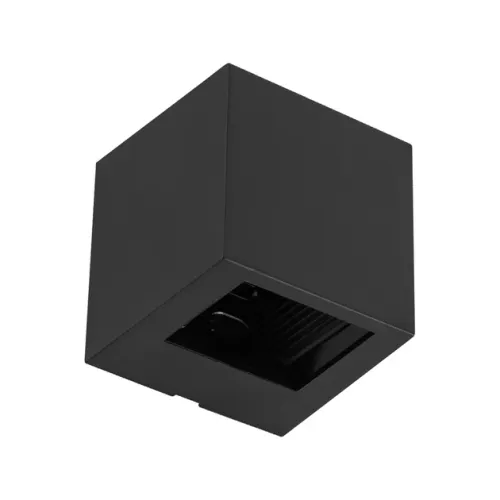 Arandela Led Abs 2w 3000k Ip65 0 A 90° Block - PRETO