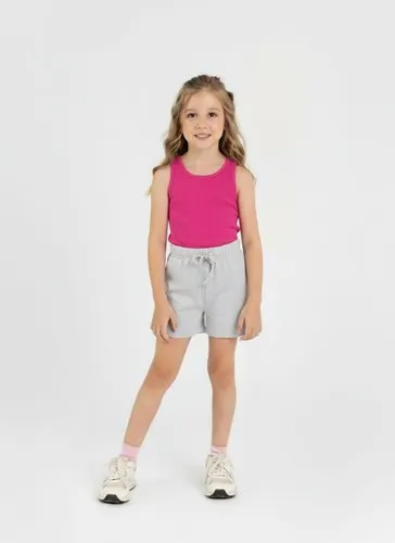 Regata Infantil em Ribana para Menina (Rosa Pink) Guloseima