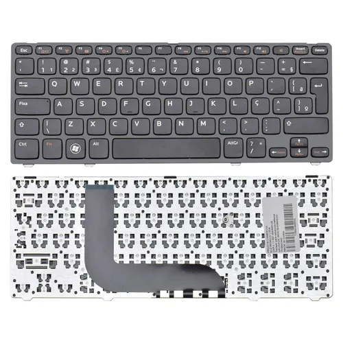 Teclado para Notebook Dell Part Number C13S ABNT2 Preto