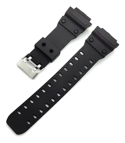 Pulseira Compatível com Casio Resist Gxw-56e Gxw-56 Gx-56 Cor Preto