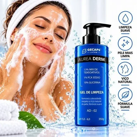 Gel de Limpeza Facial 350g - Fórmula suave