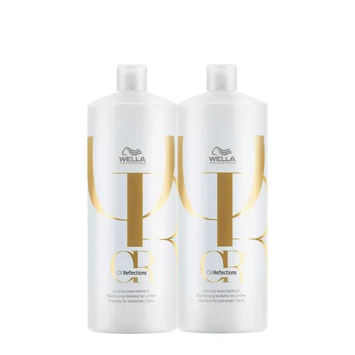 Kit Wella Professionals Oil Reflections Luminous Reveal - Shampoo 1L (2 Unidades)