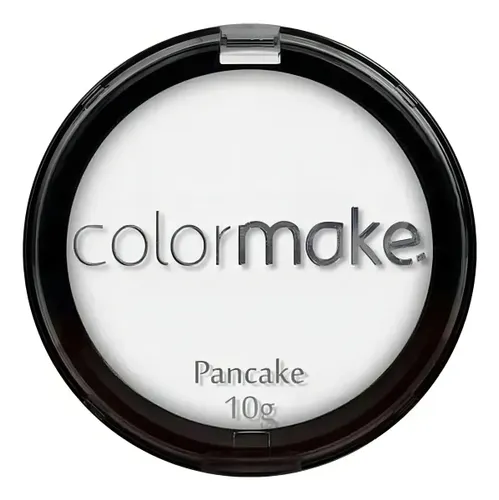 Pancake Pó Branco Colormake 10g Maquiagem Artística Tom Branco