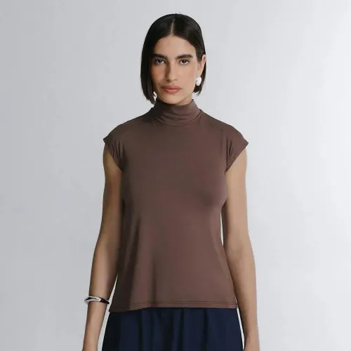 Regata Gola Alta Tech T-Shirt High Neck - Desconto Progressivo